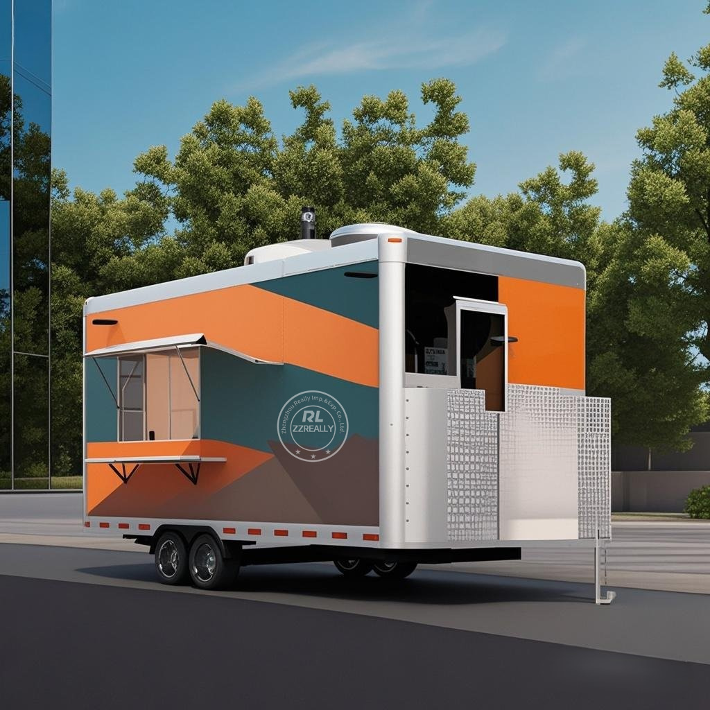 Mobile Coffee Van Equipment - Snack Fast Food Truck Mobile Küche