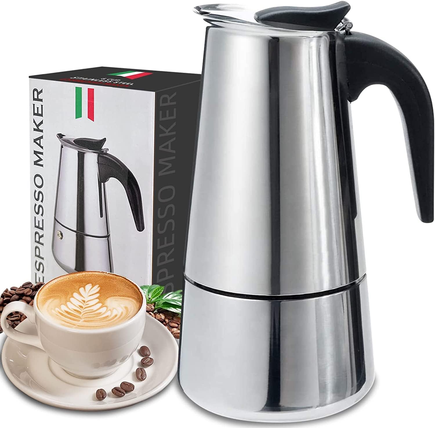 Coffee Equipment Espresso - 4/6/9 Tassen Moka Pot Caffe Maschine
