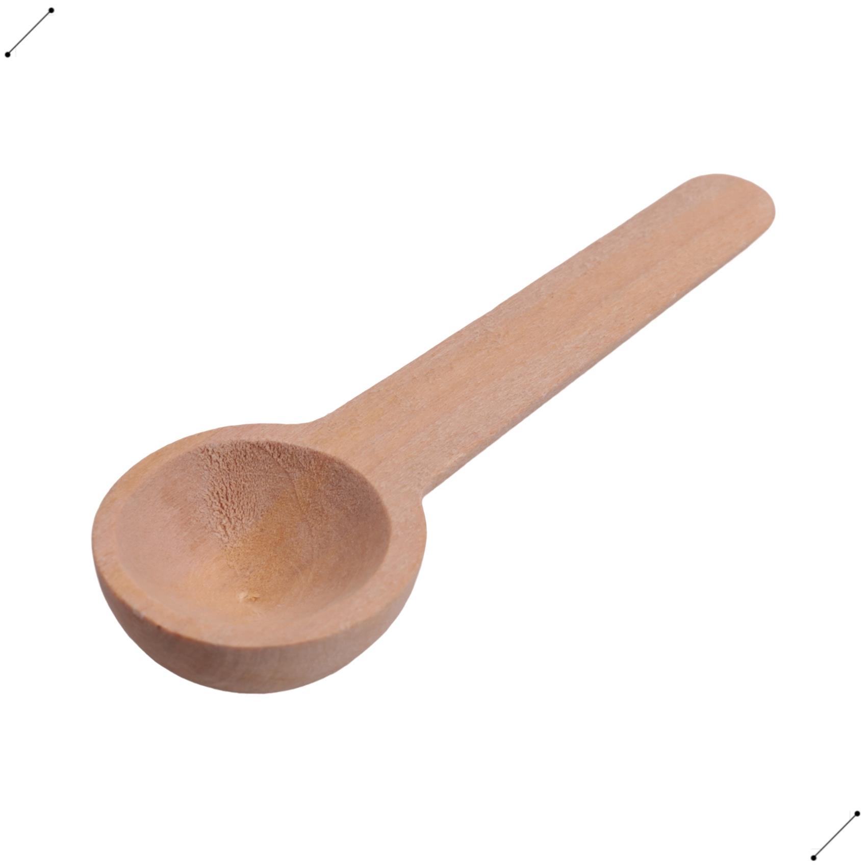 Coffee Equipment And Tools - 100 Stück Mini-Holzlöffel, kleine Holzlöffel, Gewürze,