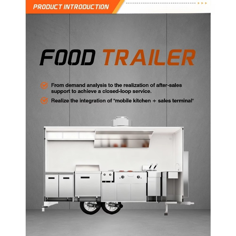 Quadratischer Imbisswagen für  – Mobile Coffee Van Equipment Bewertung und Preis