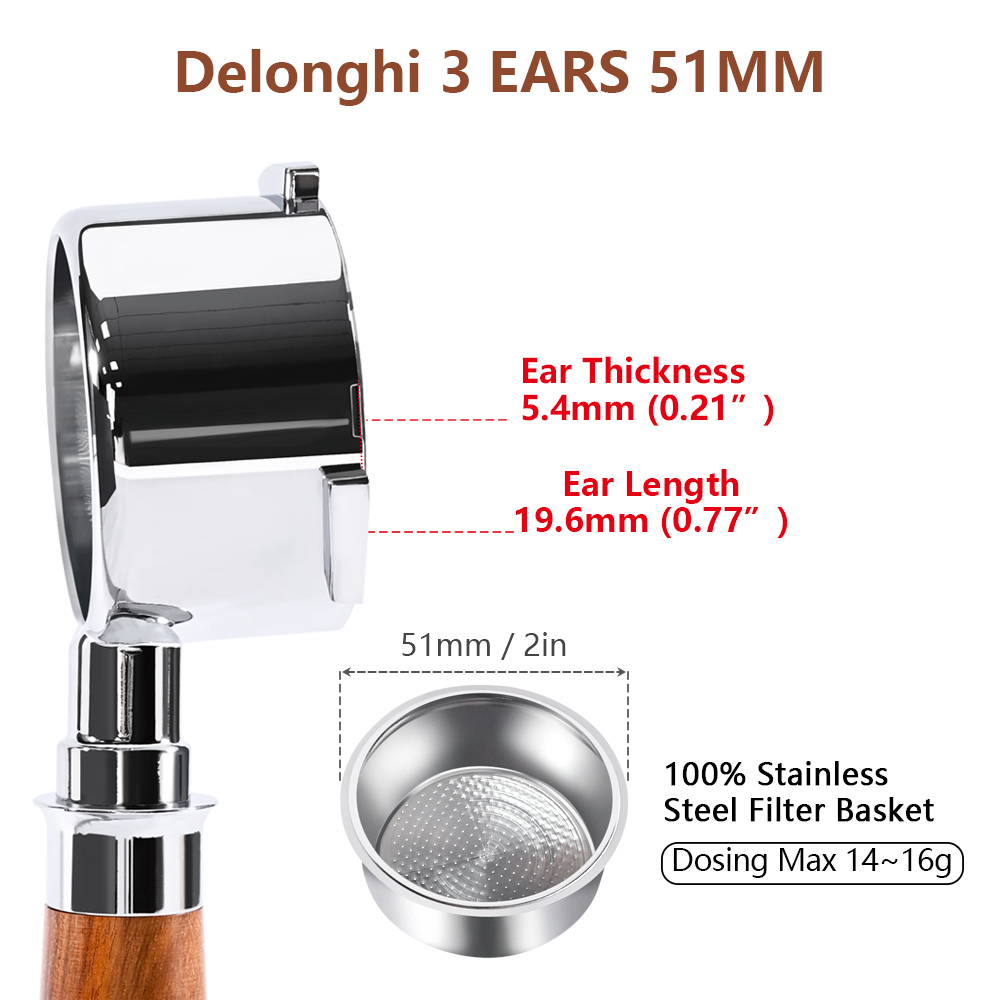 51mm Kaffee-Siebträger ohne Bo – Coffee Equipment Espresso Bewertung und Preis
