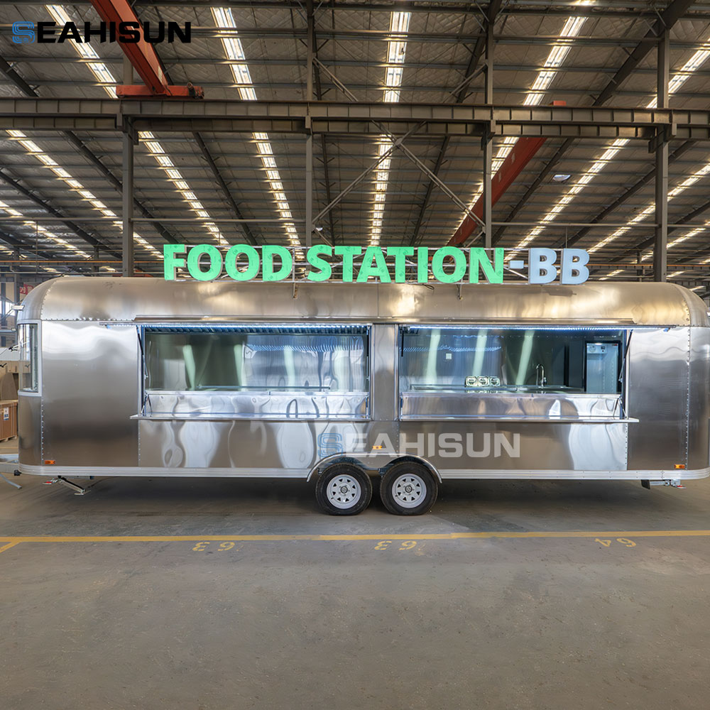 Mobiler Kaffee-BBQ-Snack-Food- – Mobile Coffee Van Equipment Bewertung und Preis