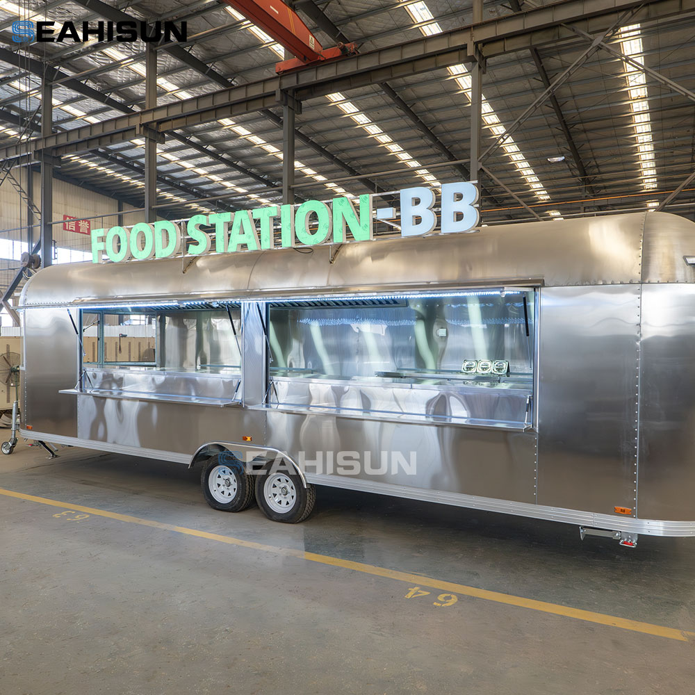 Mobiler Kaffee-BBQ-Snack-Food- – Mobile Coffee Van Equipment Bewertung und Preis