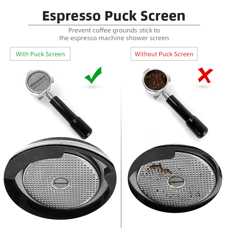 Kaffee Puck Bildschirm 51mm 53 – Coffee Equipment Espresso Bewertung und Preis