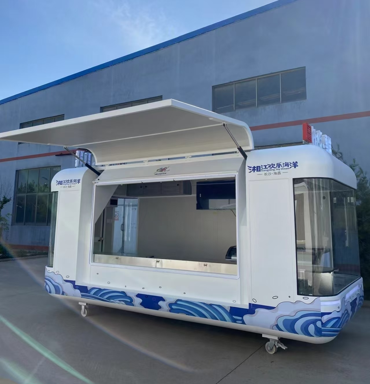 Kommerzieller Standard-Food-Tr – Mobile Coffee Van Equipment Bewertung und Preis