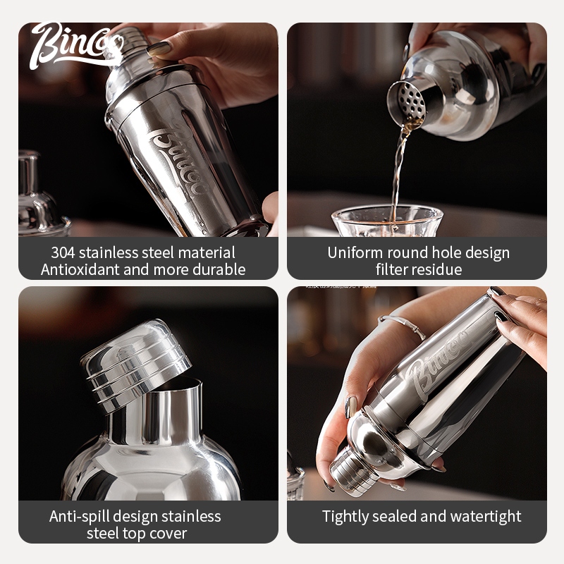 BINCOO Edelstahl-Shaker-Set Ka – Coffee Equipment And Tools Bewertung und Preis