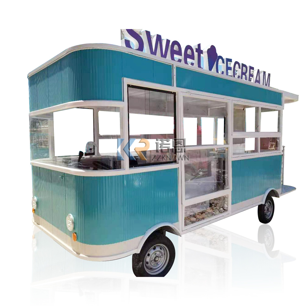 Auf Lager 5M mobiler Imbisswag – Mobile Coffee Van Equipment Bewertung und Preis